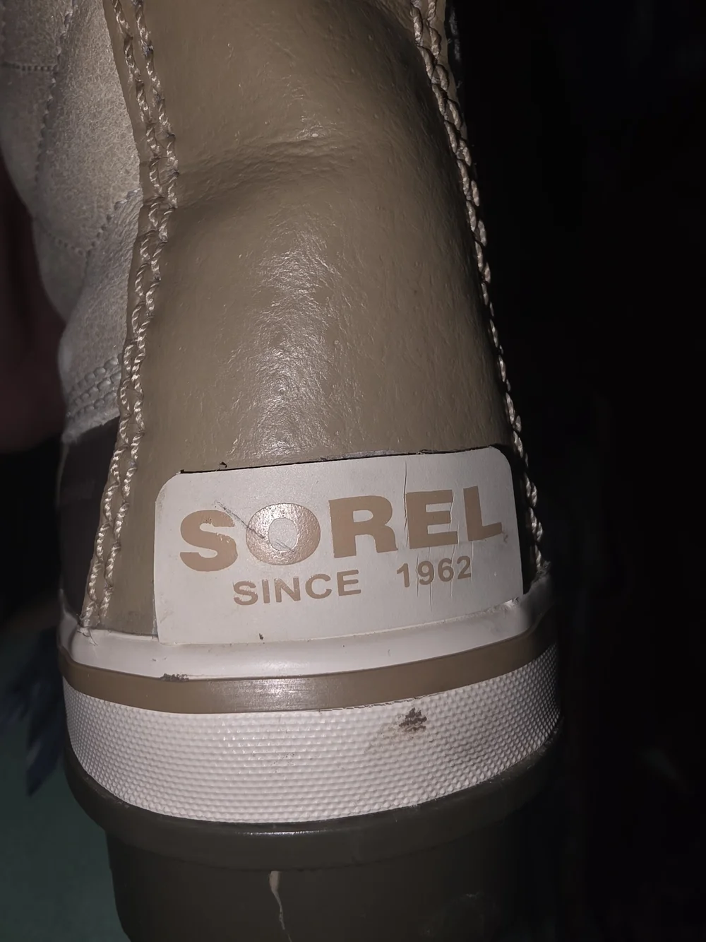 Sorel Women's Beige & Brown Waterproof Winter Lace-Up Boots